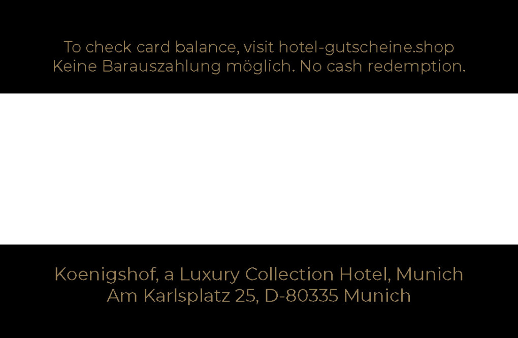 Geschenkkarte Rückseite